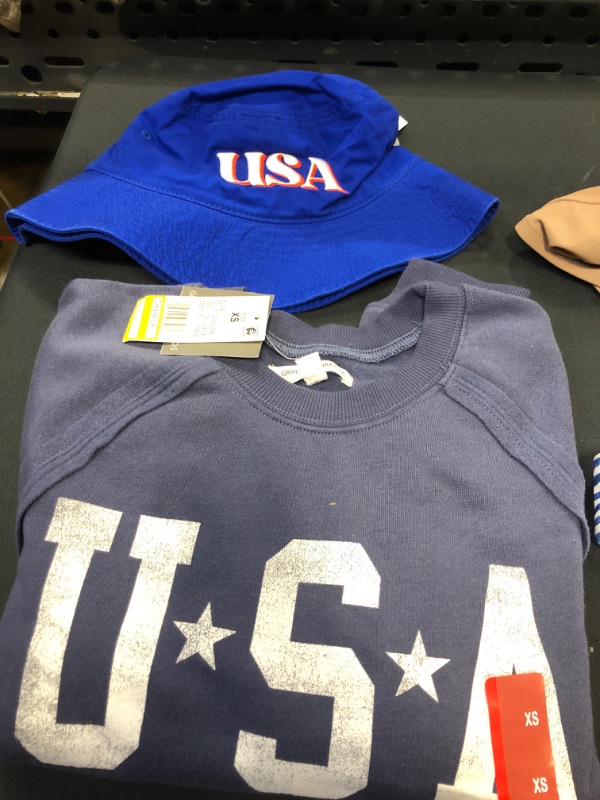 Photo 1 of 4TH OF JULY BUNDLE XS SWEATSHIRT AND ONE SIZE FITS MOST HAT