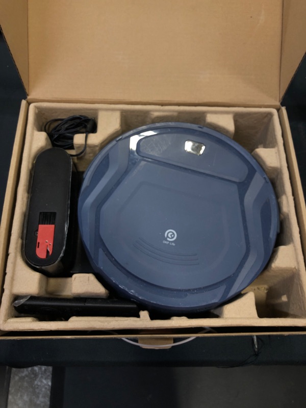 Photo 3 of **sold for parts only**OKP Life K2 Robot Vacuum Cleaner 1800 mAh, Blue
