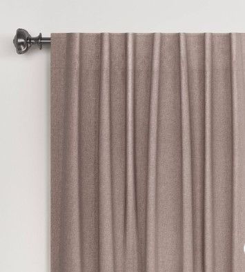 Photo 1 of 1pc Blackout Aruba Linen Window Curtain Panel - Threshold™
50x95