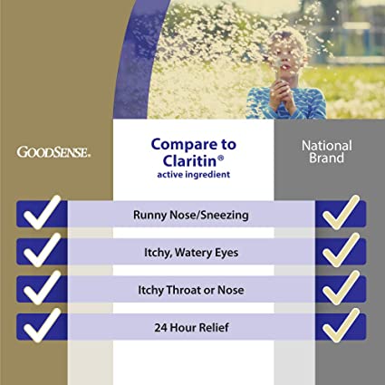 Photo 4 of GoodSense Allergy Relief Loratadine Tablets 10 mg, Antihistamine, Allergy Medicine for 24 Hour Allergy Relief, 365 Count (2pack)

