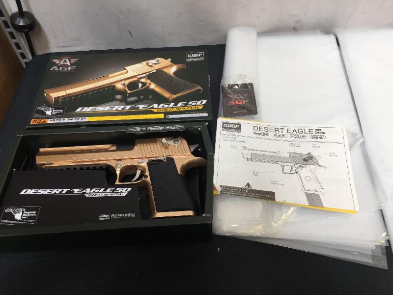 Photo 2 of Academy #17223 Desert Eagle 50 Gold Special
