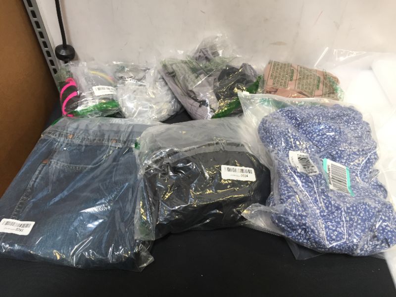 Photo 1 of ASSORTED USED CLOTHING, VARIOUS SIZES, BAG LOT SOLD AS IS
