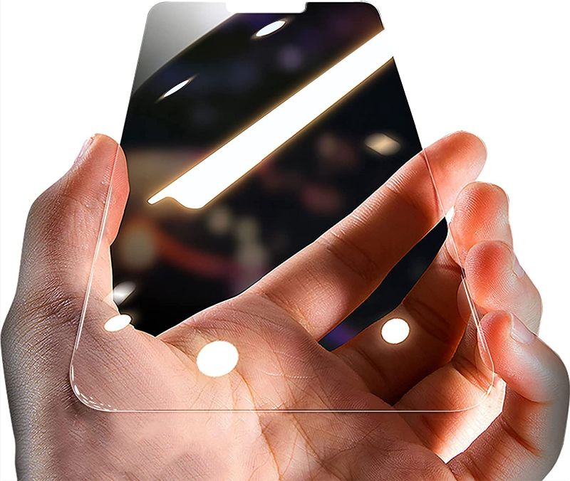 Photo 1 of ?Military-Grade Shatterproof Glass Screen Protector?Fit for iPhone 13 and iPhone 13 Pro Tempered Glass Screen Protector [Full Coverage] [Ultra Clear]for iPhone 13/Pro 6.1 inch -(2 Pack)
