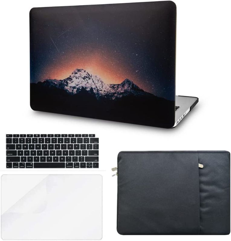 Photo 1 of HITOSHIA Compatible with MacBook Pro 13 Inch 2016-2020 A2159 A1989 A1706 A1708 Touch Bar Hard Plastic Screen Protector (Shooting Stars) 13 Inch (A2159/A1706 /A1989/A1708)
