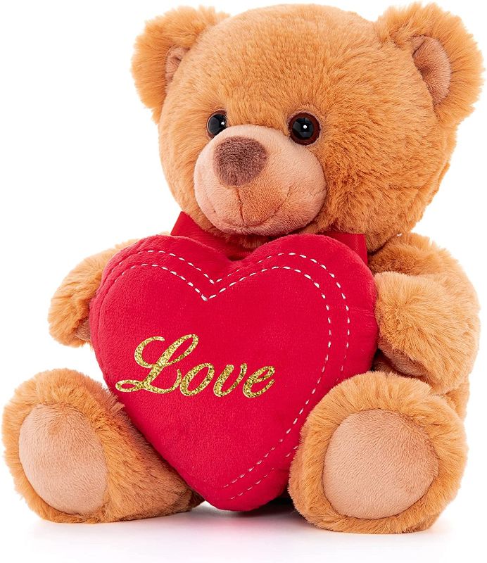 Photo 1 of  Stuffed Teddy Bear Gifts I Love You Plush Animal Toys 8"