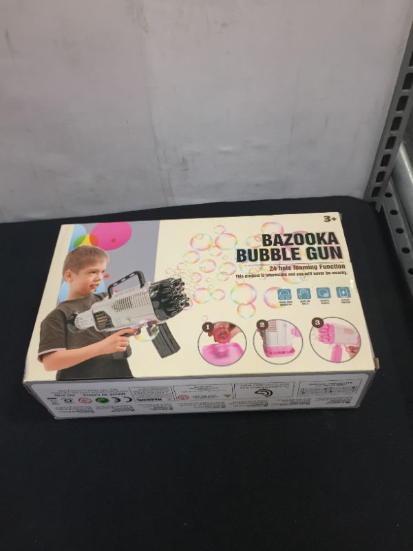 Photo 3 of 2022 Rocket Bubble Gun Machine for Summer , 5000+ Bubbles Per Min, Bubble Blowers Maker for Wedding Party Outdoor Toy, Great Gift Idea for Adults Boys Girls
