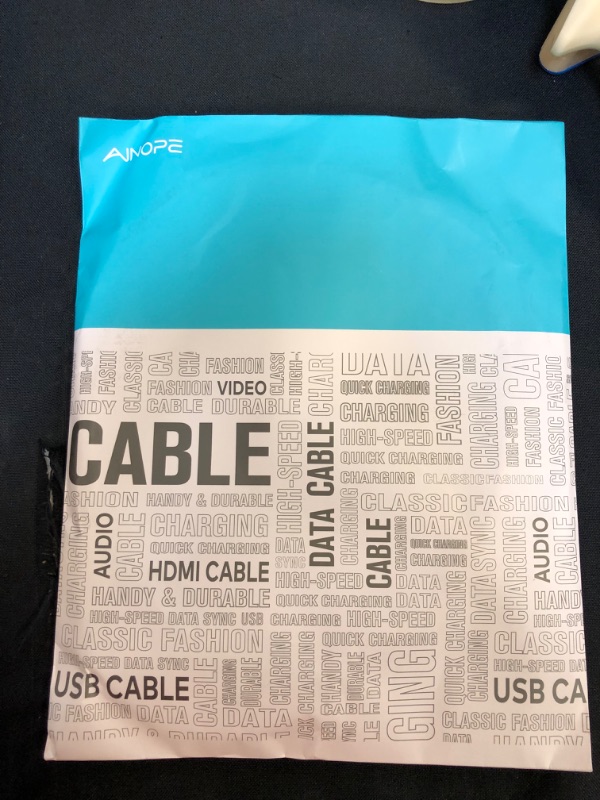Photo 1 of AINOPE 4K HDMI Cable 6FT ,18Gbps High Speed HDMI 2.0 Cable,4K@60HZ HDR, Ethernet Nylon Braided Ultra HD HDMI Cord 30AWG, 3D, 2160P, 1080P, ARC, Compatible with UHD TV, PS5/PS4/PS3, Xbox, Switch 
Original packaging 