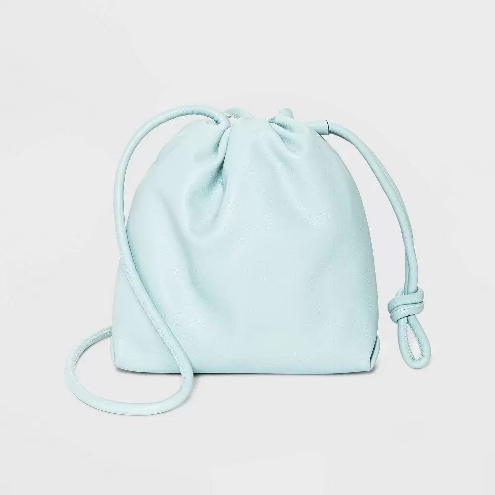 Photo 1 of Drawstring Crossbody Bag - A New Day Blue