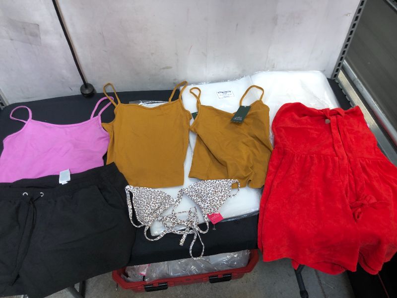 Photo 1 of ASSORTED CLOTHING BAG LOT, SIZES XS, S, AND MEDIUM SOLD AS IS