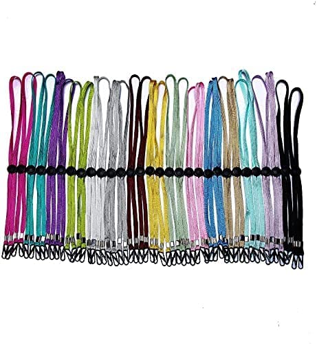 Photo 1 of 30 Pcs Lanyard Holders, Mask Holders Adjustable Length with Clips Face Necklace Holder Strap - Handy & Convenient  - Comfortable (15 Color)