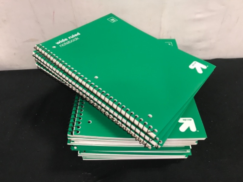 Photo 1 of 20pcs Wide Ruled 1 Subject Flexible Plastic Cover Spiral Notebook - up & up™