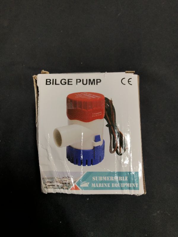 Photo 2 of 12V Bilge Pump 1100GPH New Electric Water Pump for Boats Accessories Marin