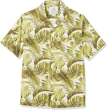 Photo 1 of 28 Palms Men's Relaxed-fit 100% Cotton Holiday Christmas Tropical Vacation Shirt --- XS 