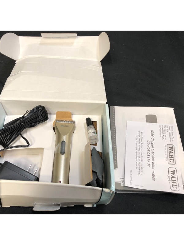 Photo 1 of Wahl Professional Animal MiniArco Corded/Cordless Pet, Dog, Cat, and Horse Trimmer Kit (#8787-450A) (ITEM IS NEW, BOX IS DAMAGED)

