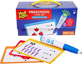 Photo 1 of Educational Insights Hot Dots Numbers Set with 72 Activities, Learn to Count Preschool Set with Interactive Pen, Ages 3+
