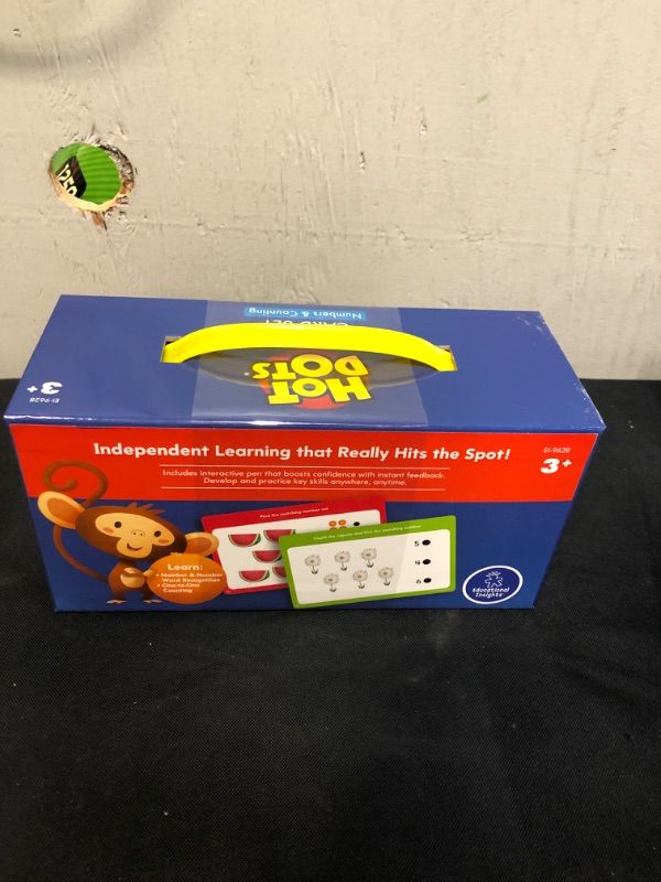 Photo 2 of Educational Insights Hot Dots Numbers Set with 72 Activities, Learn to Count Preschool Set with Interactive Pen, Ages 3+
