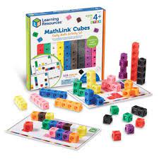 Photo 1 of 115pc Kids' MathLink Cubes Early Math Activity Set - Learning Resources

