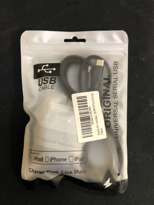 Photo 1 of [Apple MFi Certified] iPhone Charger, Belcompany 20W Type-C Power Delivery Fast Wall Charge Travel Plug & 6.6FT USB-C to Lightning Quick Charge Braided Sync Cable for iPhone 12/11/XS/XR/X/iPad/AirPods
