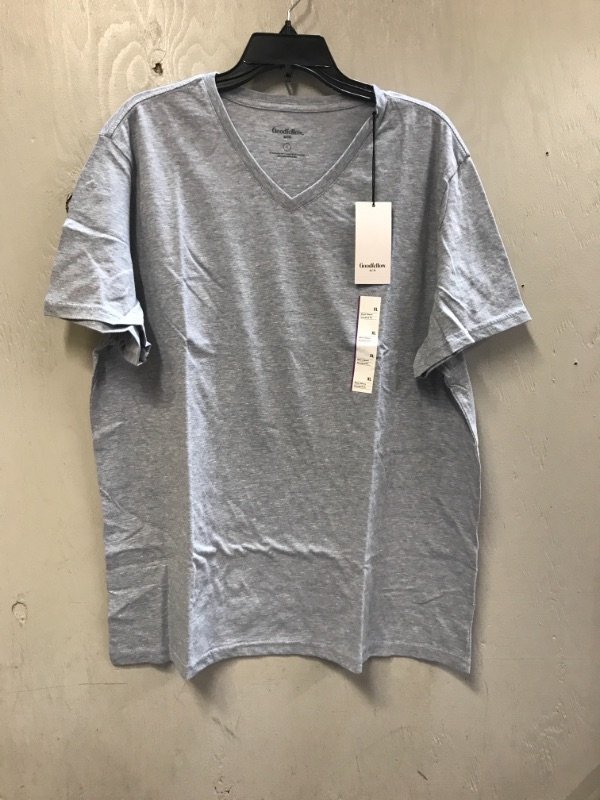 Photo 2 of En's Short Sleeve Novelty V-Neck T-Shirt - Goodfellow & Co™, SIZE: XL , COLOR : BLUE
