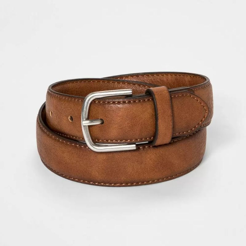 Photo 1 of Boys' Stretch Belt - Cat & Jack Brown M
