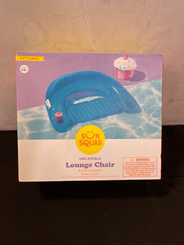 Photo 3 of Chill Lounge Chair Blue - Sun Squad™

