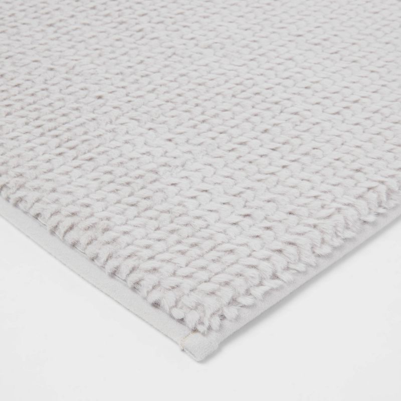 Photo 2 of 2pk Fuzzy Foam Bath Rug - Threshold™

