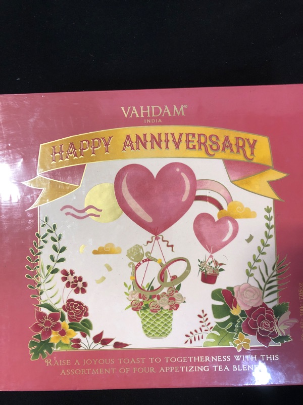 Photo 2 of 
Happy Anniversary, Tea Gift Set, 4 Teas   100 servings