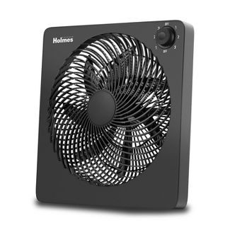 Photo 1 of Holmes 10" 3-Speed Rechargeable Battery Portable Fan - Black