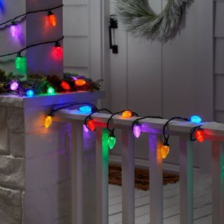 Photo 1 of 25ct LED C9 Faceted String Lights - Wondershop