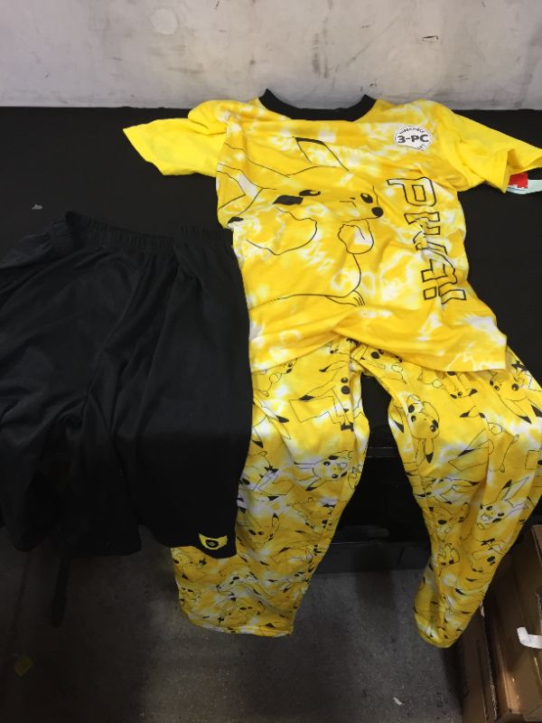 Photo 2 of BOYS POKEMON PIKACHU 3 PCS PAJAMA SET 