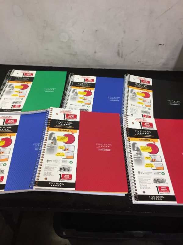 Photo 1 of WIDE RULED NOTEBOOK FIVE STAR --DIFFERENT COLORS---