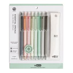 Photo 1 of U Brands 8ct Gel Ink Pens with Refills Essential Speckle

