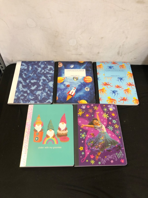 Photo 1 of 5 VARIETY COMPOSITION BOOKS.
