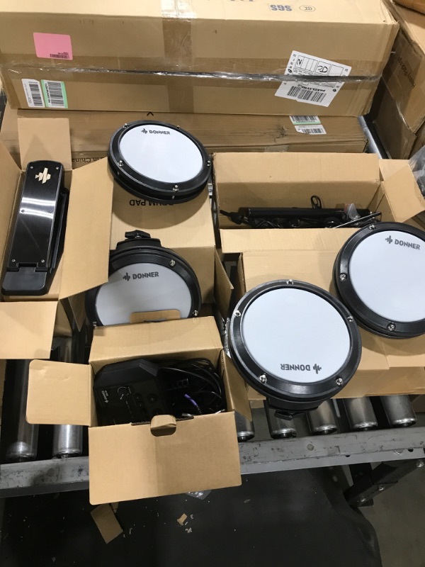 Photo 1 of Alesis Drums Turbo Mesh Kit – Electric Drum Set With 100+ Sounds, Mesh Drum Pads, Drum Sticks, Connection Cables and 60 Melodics Lessons
