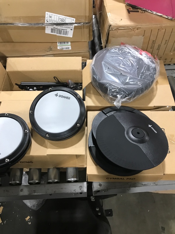 Photo 1 of Alesis Drums Turbo Mesh Kit – Electric Drum Set With 100+ Sounds, Mesh Drum Pads, Drum Sticks, Connection Cables and 60 Melodics Lessons
