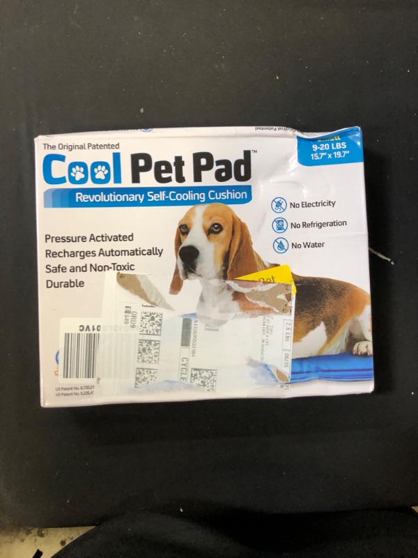 Photo 4 of  Dog Cooling Mat – Gel Self Cooling Mat for Dogs – The Must-Have Cool Pet Pad for Hot Summer Weather – Patented Pressure Activated Pet Cooling Pad