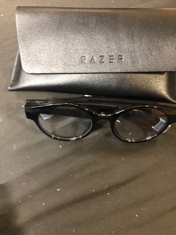 Photo 2 of Razer Anzu Smart Glasses: Blue Light Filtering and Polarized Sunglass Lenses - Low Latency Audio - Built-in Mic and Speakers - Touch and Voice Assistant Compatible - 5hrs Battery - Round/Small