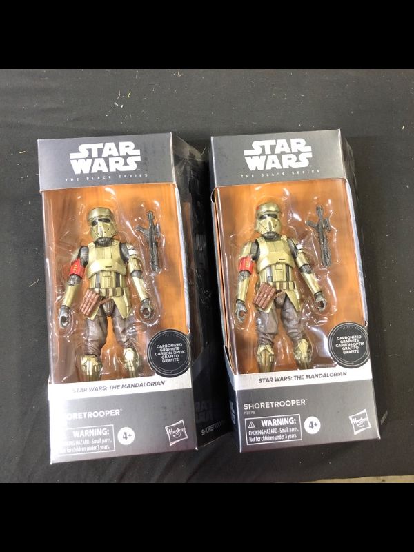 Photo 2 of Black Series Shoretrooper Action Figure [Carbonized Graphite, Metallic]