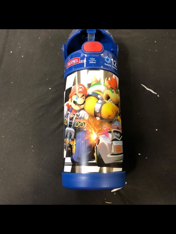 Photo 1 of Blue Mario & Bowser thermos 