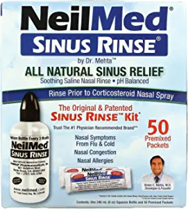 Photo 1 of  NeilMed Sinus Rinse - A Complete Sinus Nasal Rinse Kit, 50 count (Pack of 1)
--- exp 06/2026