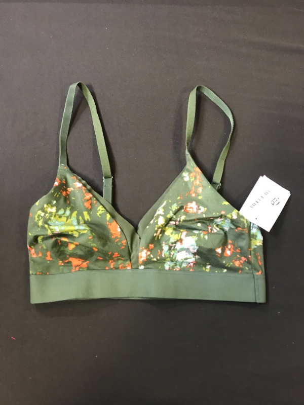 Photo 2 of  Women's So Soft Triangle Bralette - Auden Green XS