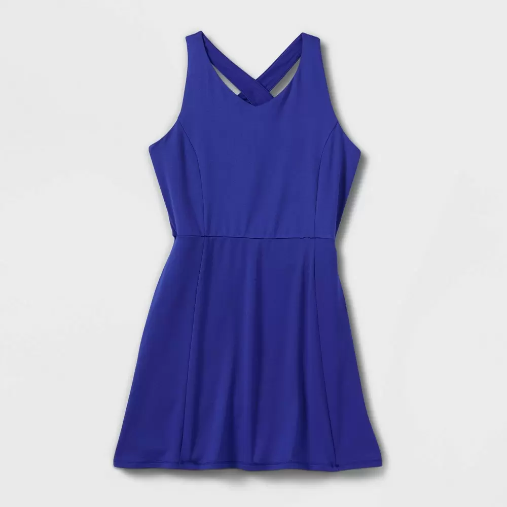 Photo 1 of  Girls' Active Dress - All in Motion Vibrant Blue Size Small -