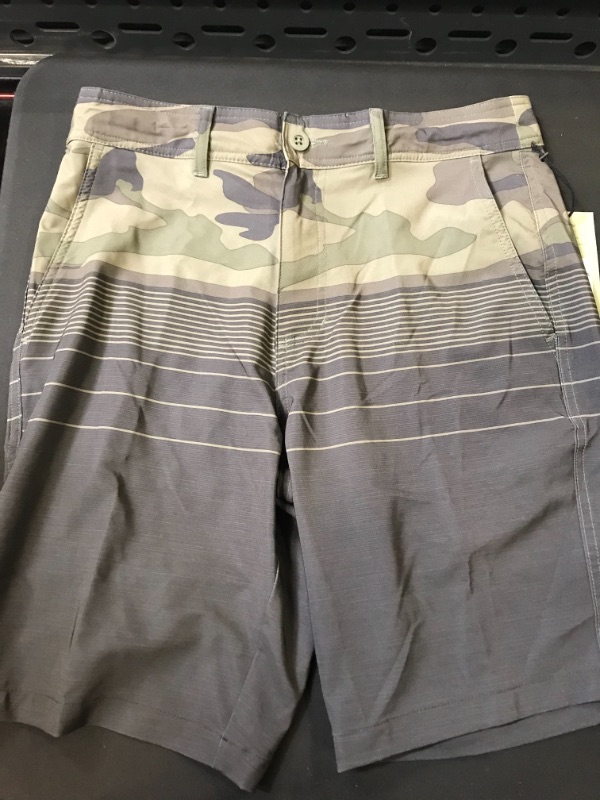 Photo 2 of  Men's 9" Camo Print Hybrid Swim Shorts - Goodfellow & Co Green Size 30