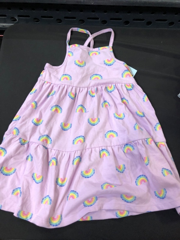Photo 2 of  Toddler Girls' Tiered Knit Tank Dress - Cat & Jack Purple Size 4T