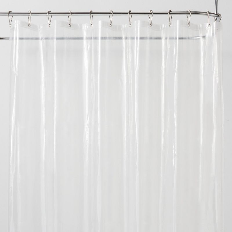 Photo 1 of  6 Gauge Peva Shower Liner Clear 71"x71" - Made By Design