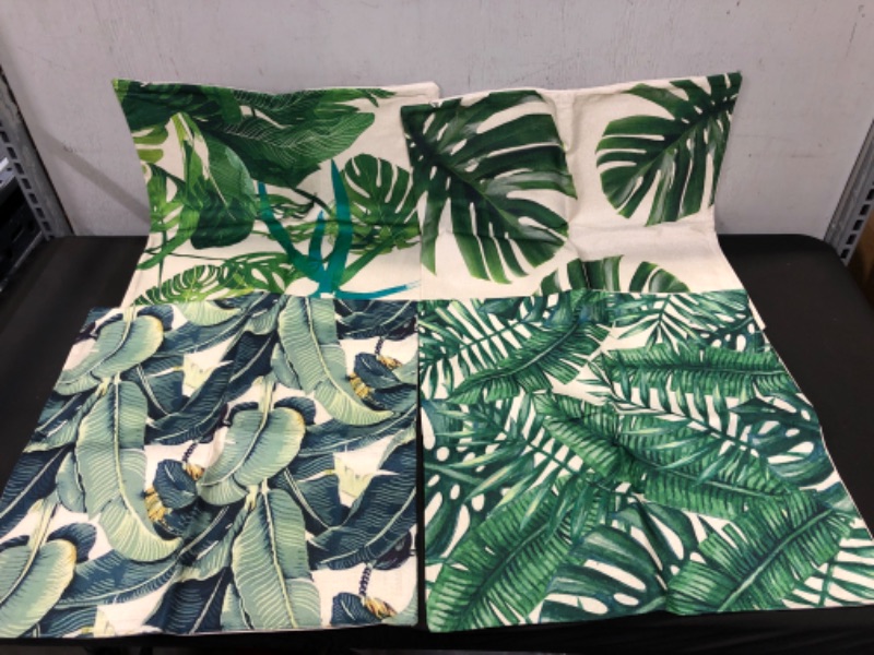 Photo 1 of 4 piece pillow cover tropical home