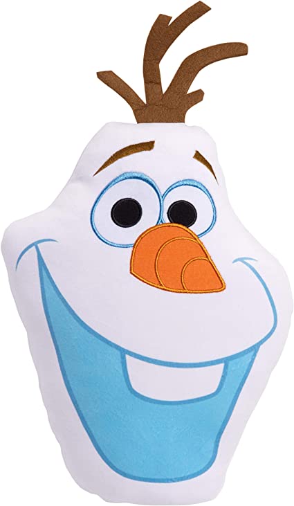 Photo 1 of Disney Frozen 2 Character Head 16.5-Inch Plush Olaf, Soft Pillow Buddy Toy for Kids, by Just Play