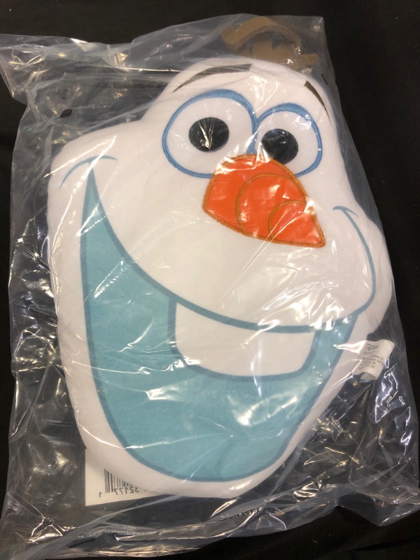 Photo 2 of Disney Frozen 2 Character Head 16.5-Inch Plush Olaf, Soft Pillow Buddy Toy for Kids, by Just Play