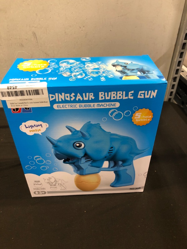 Photo 1 of dinosaur bubble gun 