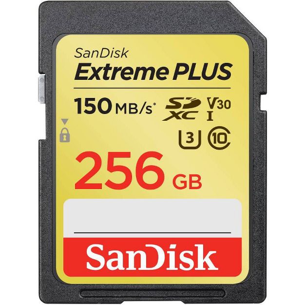 Photo 1 of SanDisk Extreme PLUS 256GB SD

